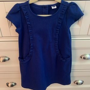 Janie and Jack cobalt blue dress size 4